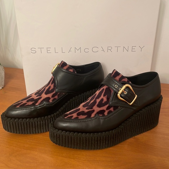 Stella McCartney Derby in Leopard - Picture 1 of 4